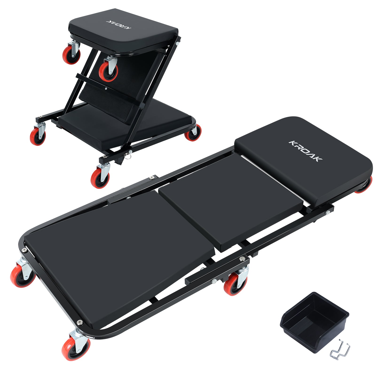 LZ-350 Creeper Seat, 350lbs 40'' Folding Design - Kroak – kroak.store