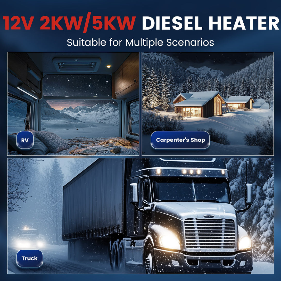 F Series Diesel Heater Origin-SE, 12V Separated App Control